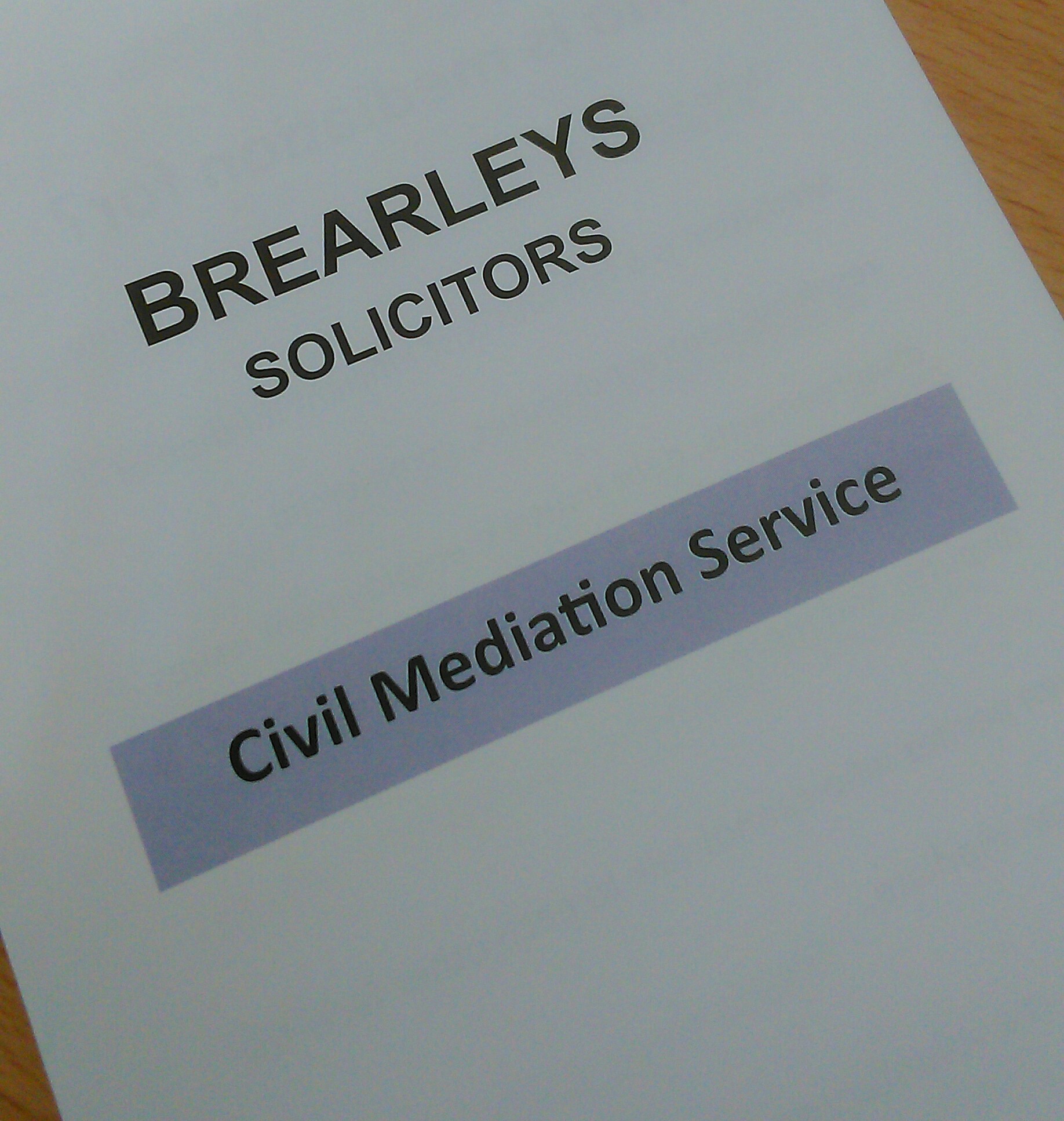 Mediation Works Brearleys Solicitors